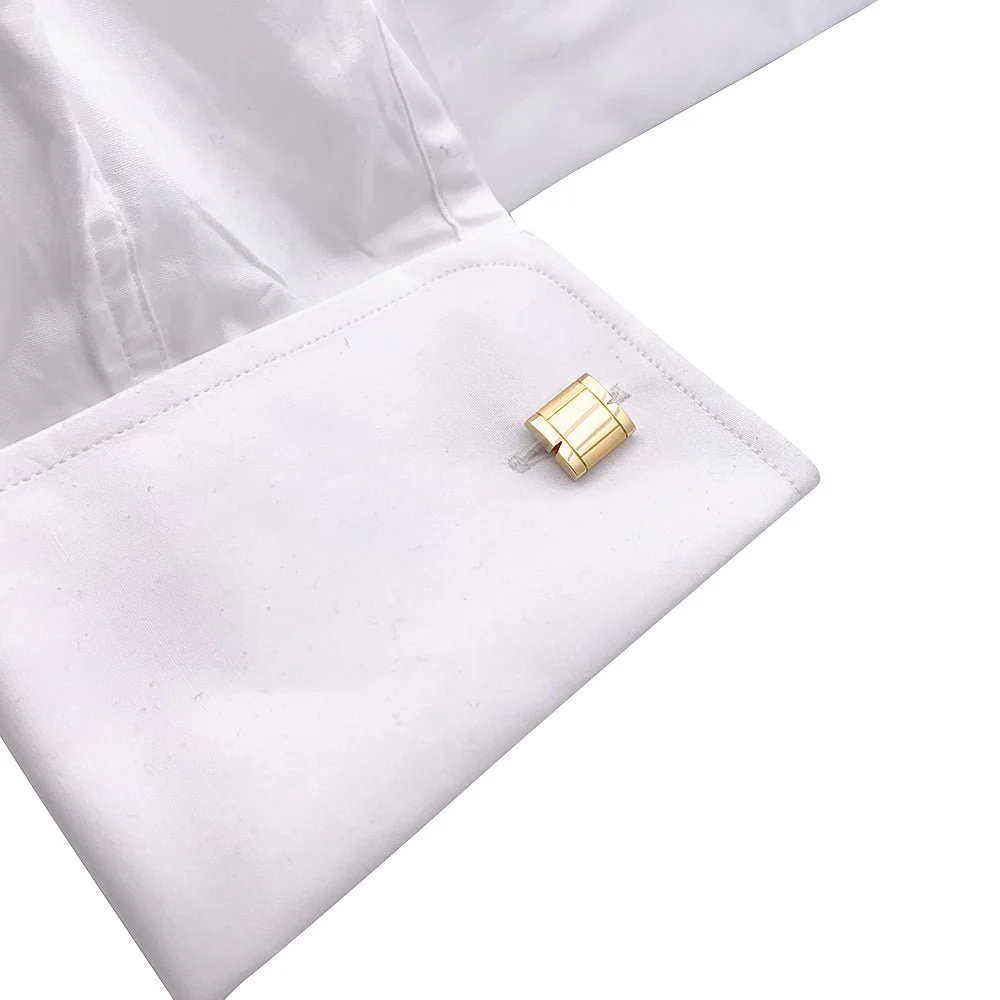 Boutons de manchette Cartier "Tank française", or jaune. - Image 5