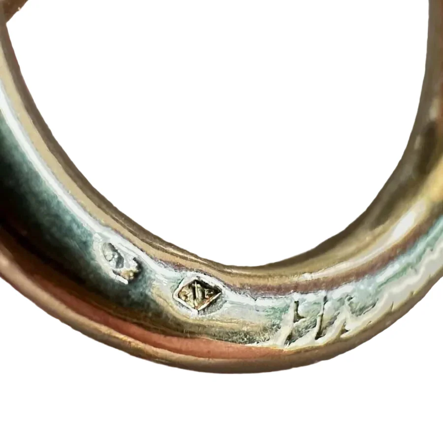 Bracelet Maille HERMÈS "Chaîne d'ancre" en or jaune - Image 2