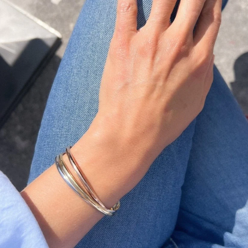 Bracelet 3 ors de Cartier modèle Trinity - Image 2