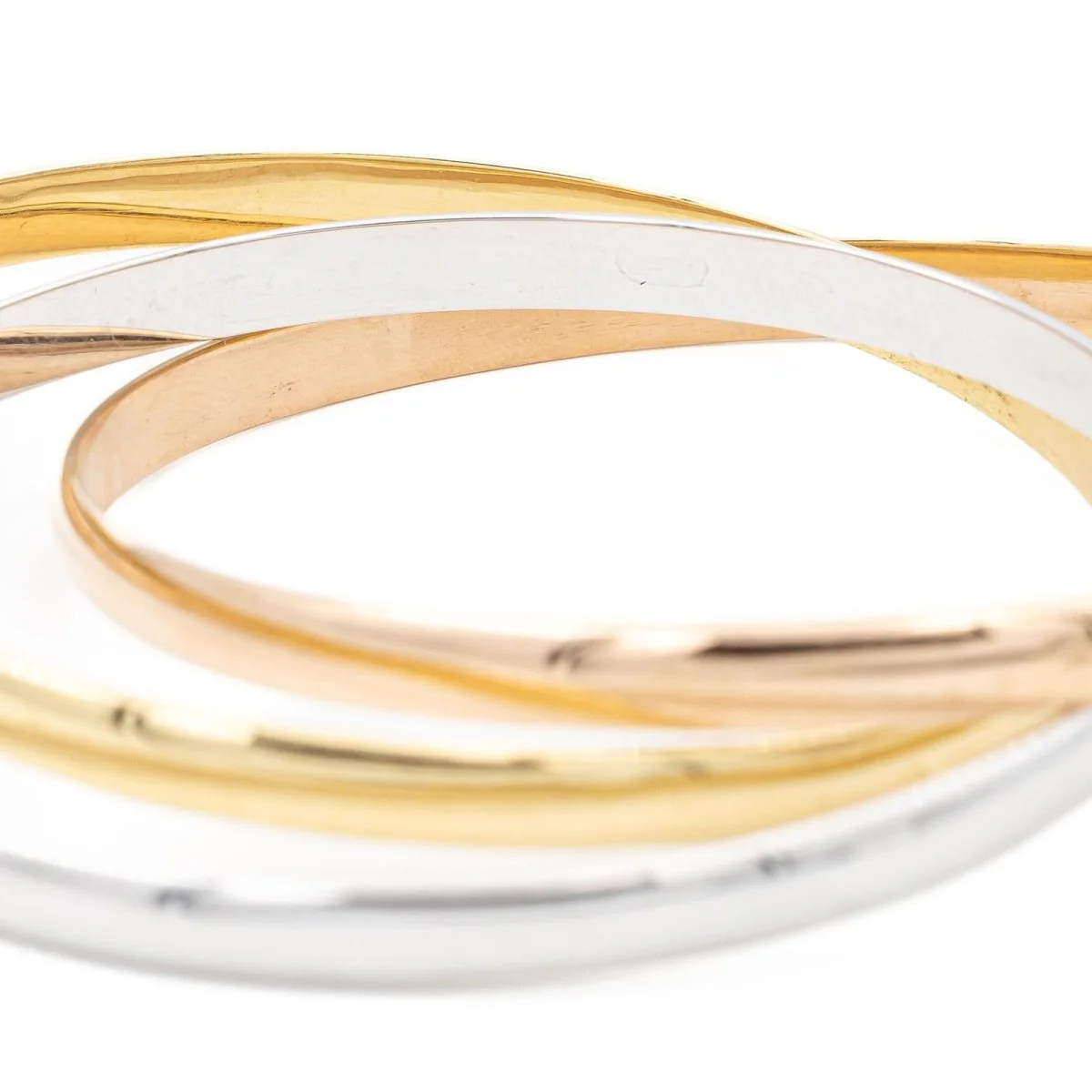 Bracelet 3 ors Or blanc - Image 6