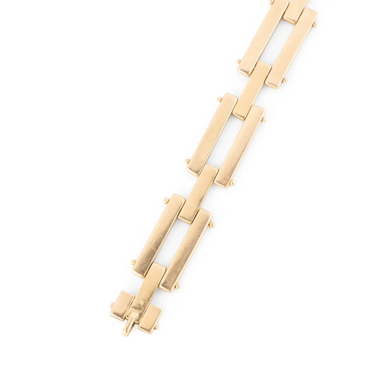 Bracelet à maillons en or jaune - Image 6