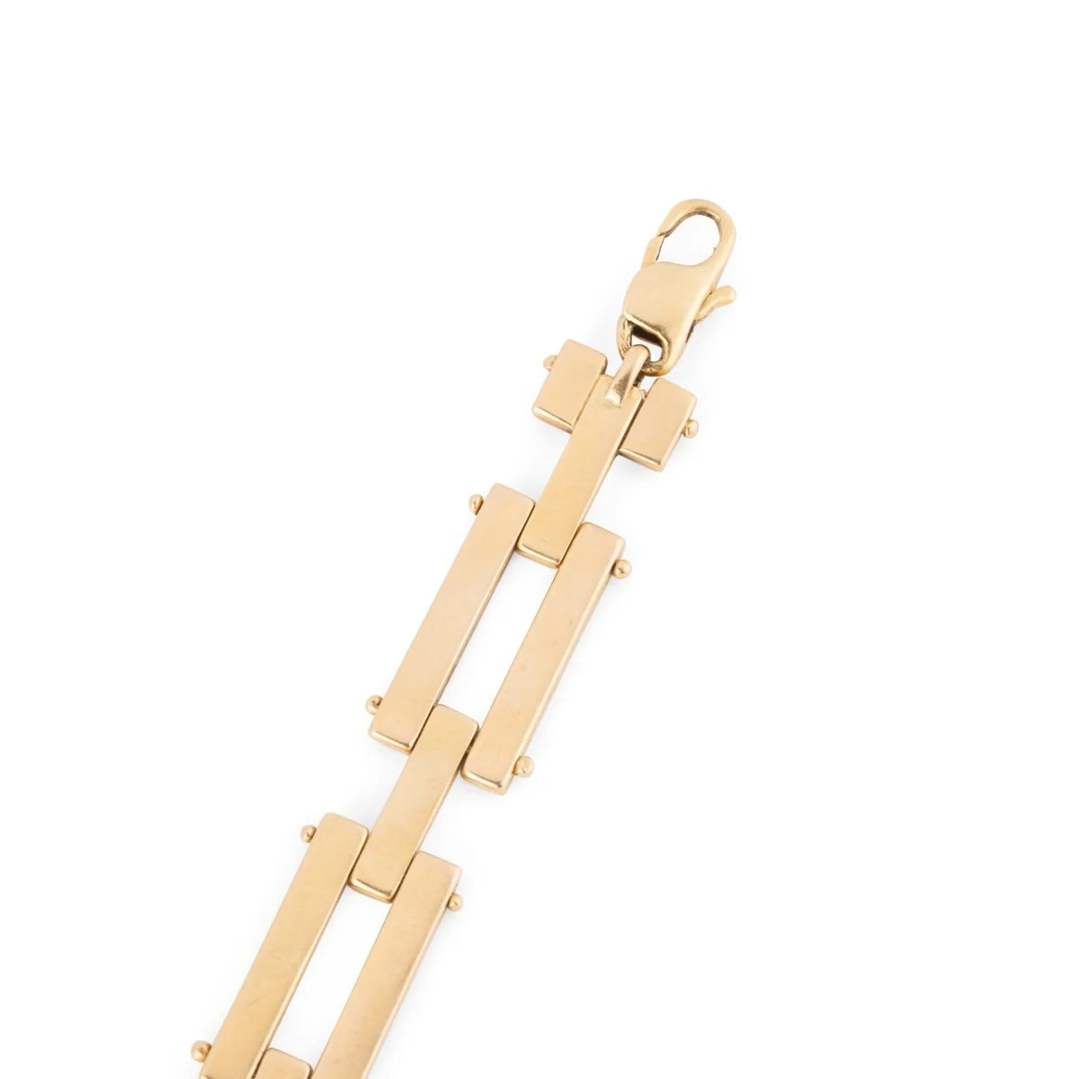 Bracelet à maillons en or jaune - Image 7