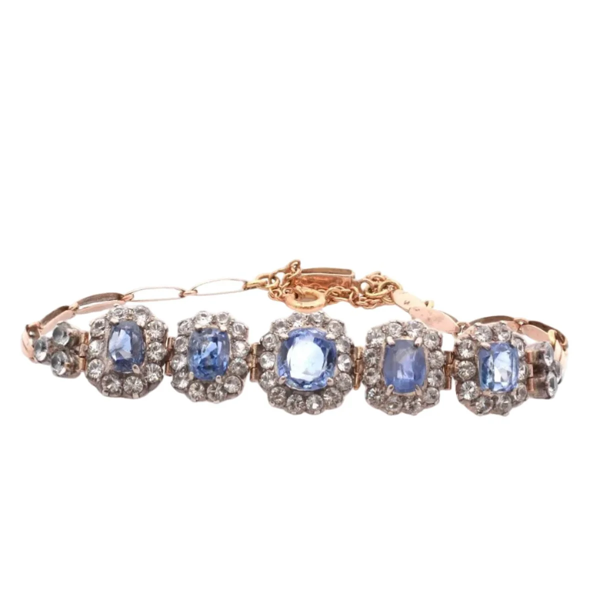 Bracelet en or et saphirs