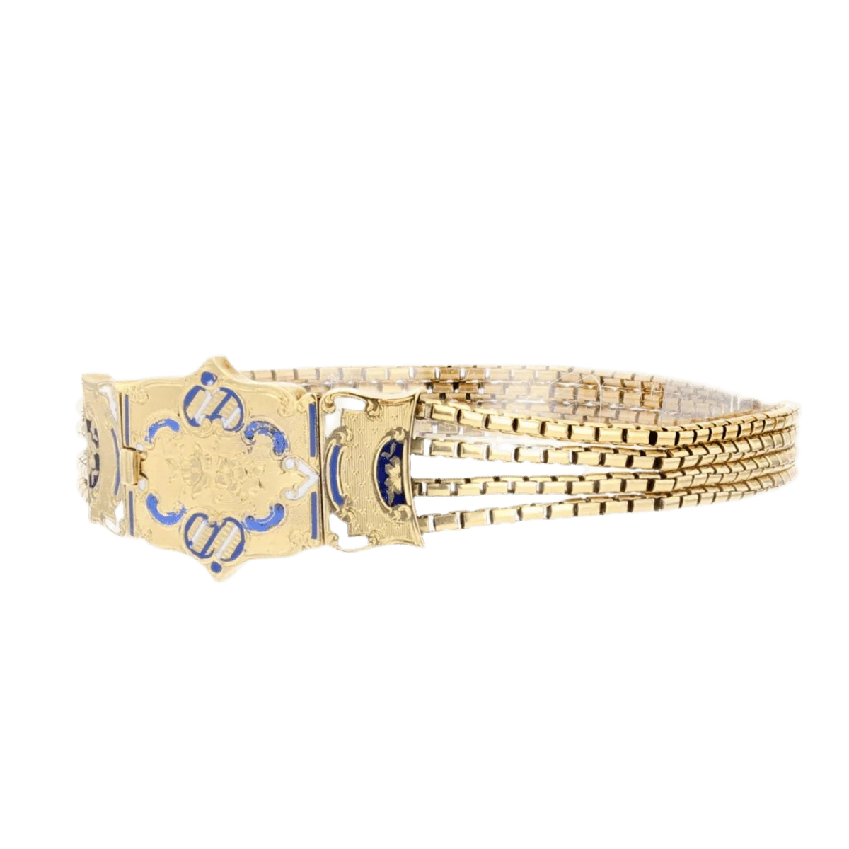 Bracelet Manchette en or jaune - Image 3