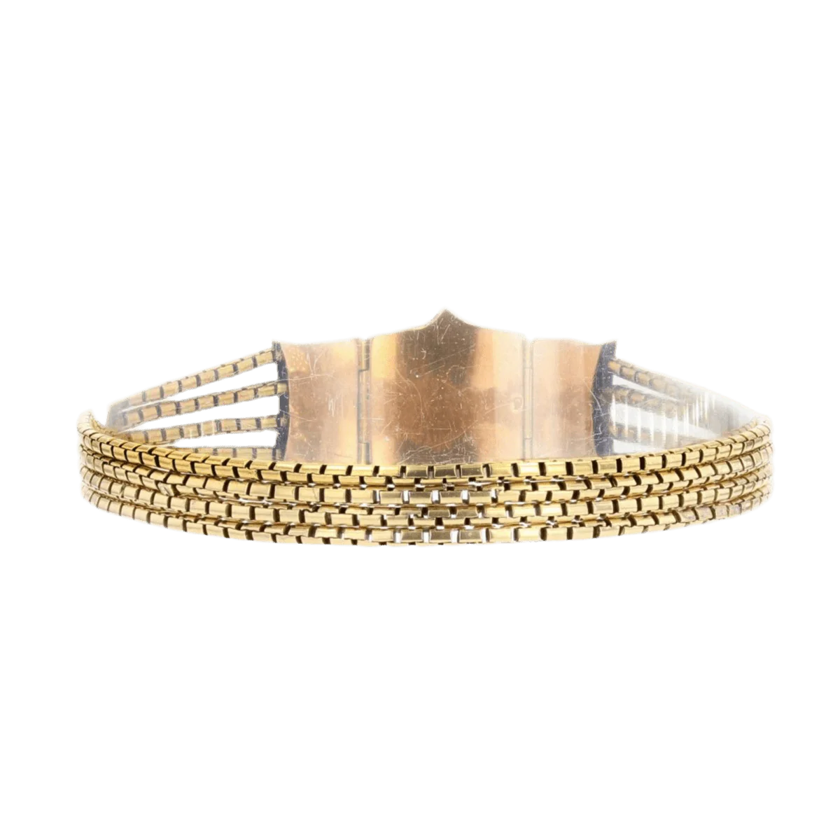 Bracelet Manchette en or jaune - Image 4