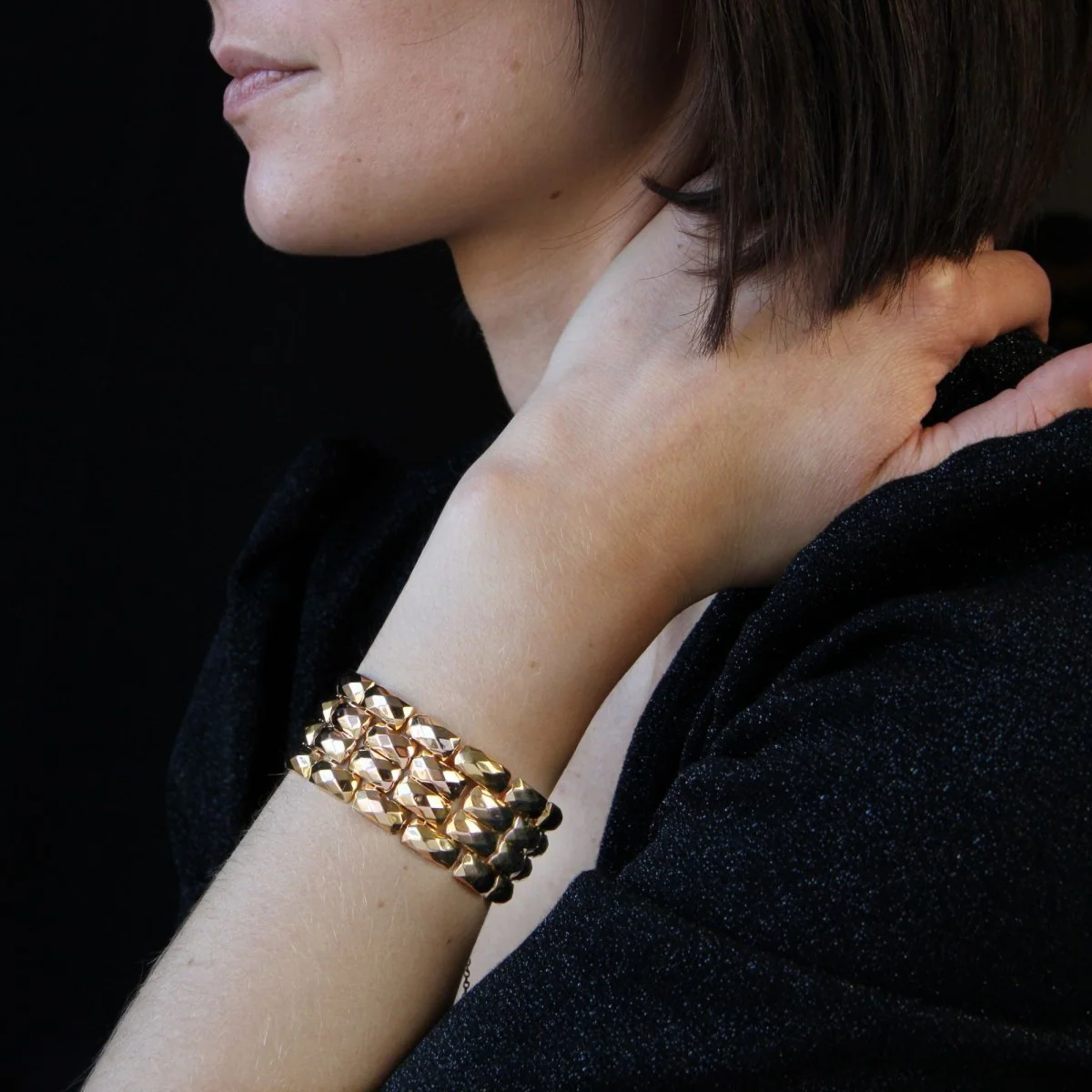 Bracelet Souple en or rose - Image 2