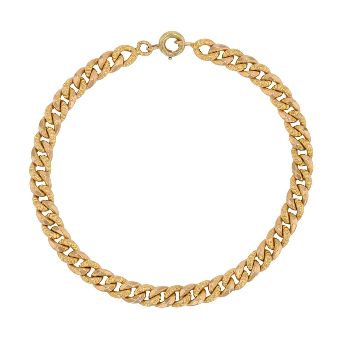 Bracelet Maille en or rose