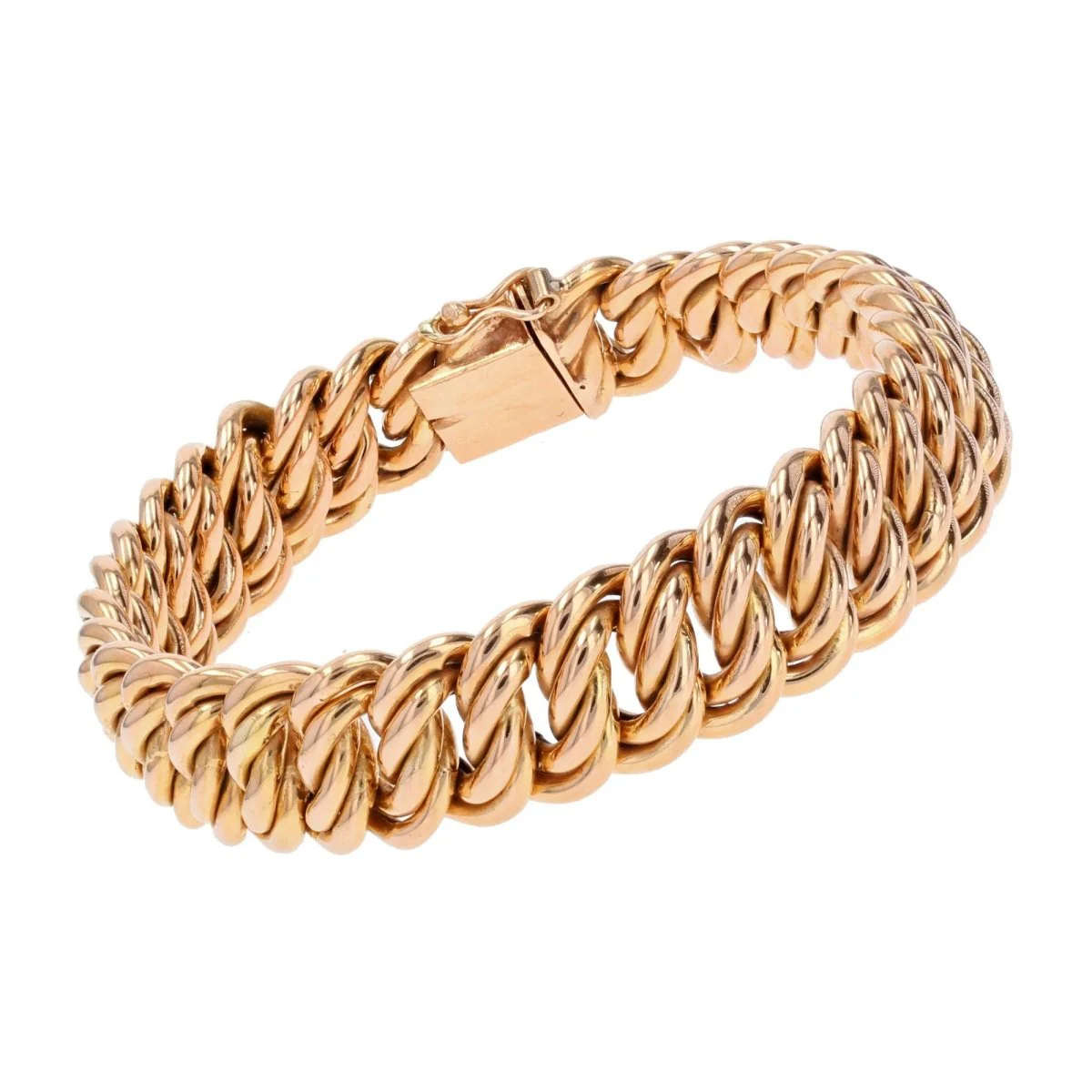Bracelet Maille en or rose