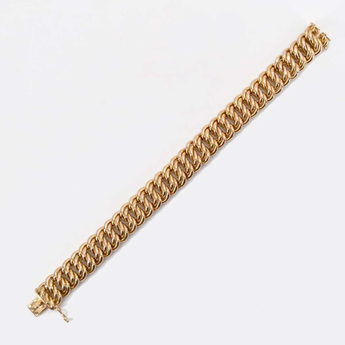 Bracelet Maille en or rose - Image 2