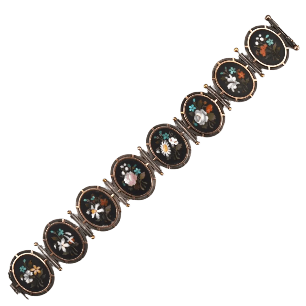 Bracelet Souple en or jaune et argent - Image 3