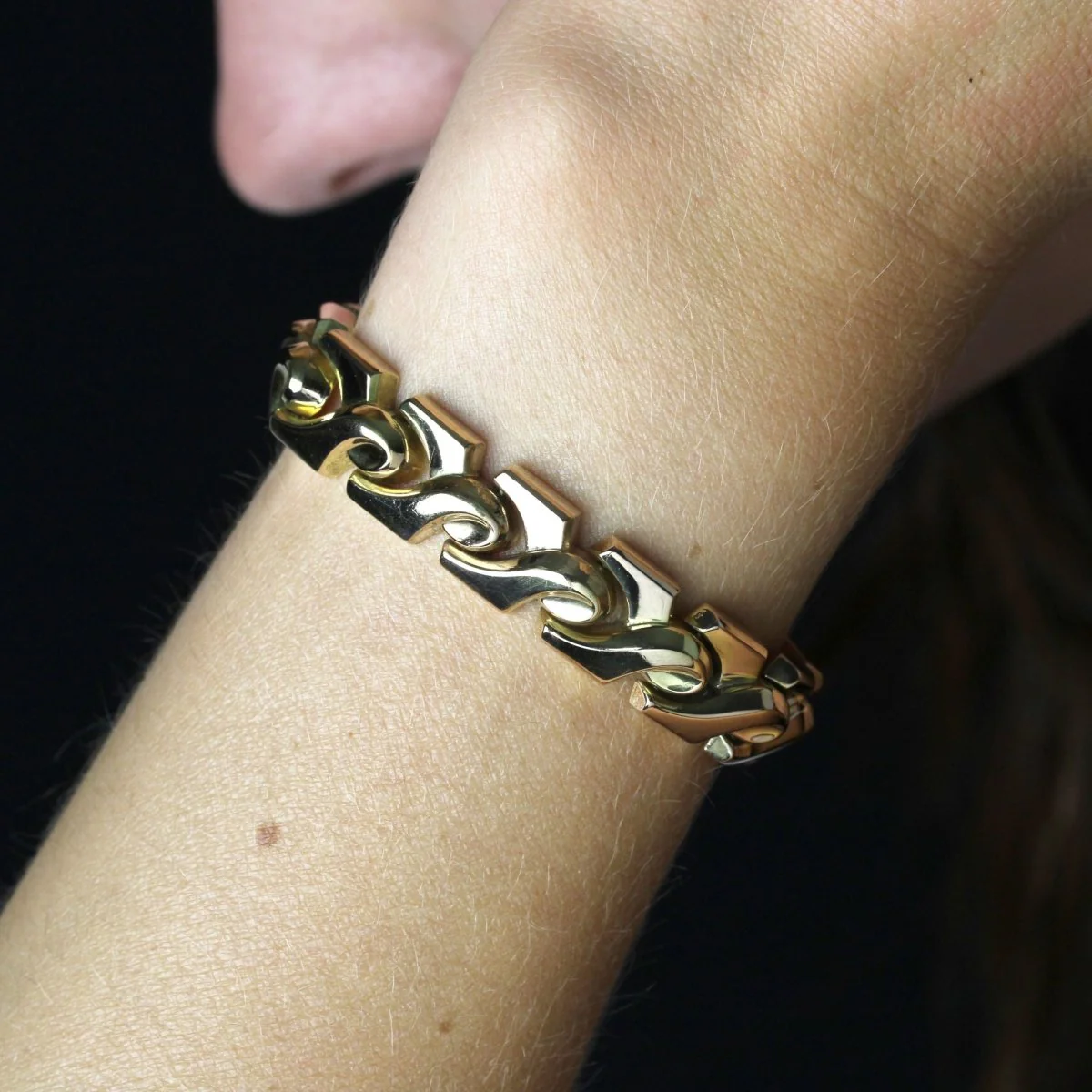 Bracelet Maille en or jaune - Image 2