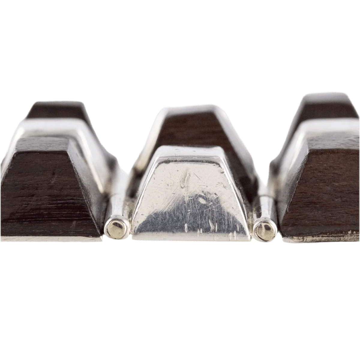 Bracelet Manchette en argent et bois - Image 5