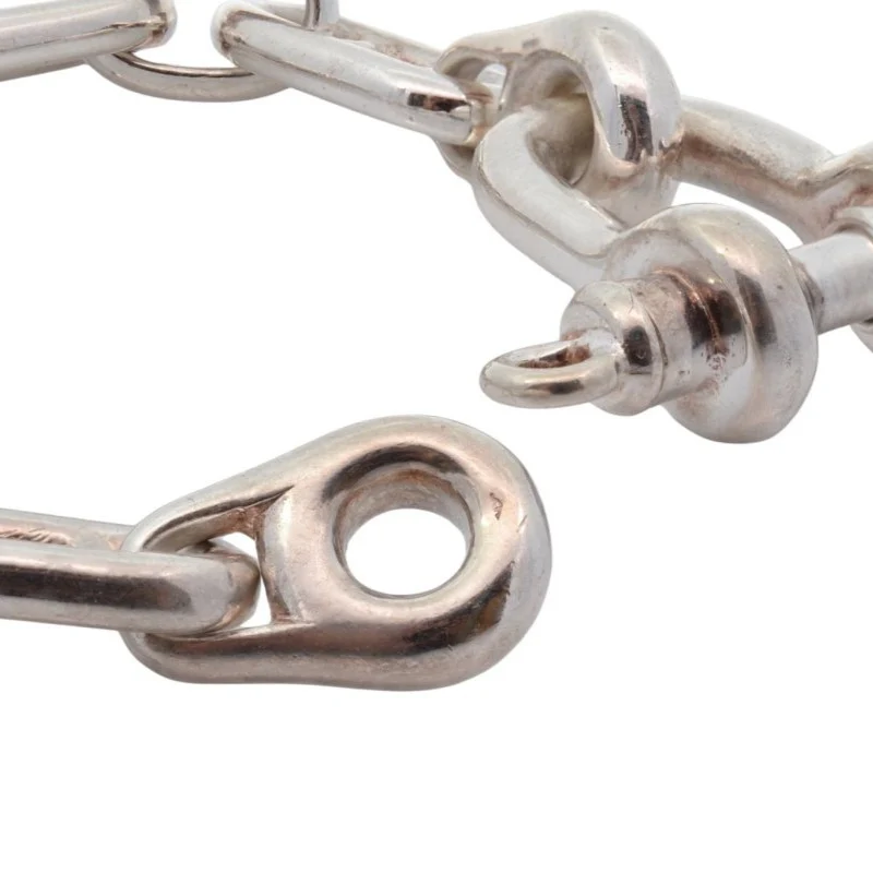 Bracelet Maille HERMÈS en argent - Image 2