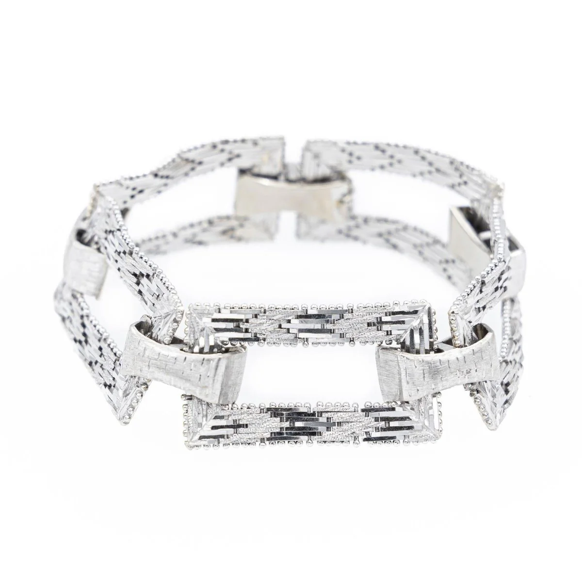 Bracelet Art déco Or blanc