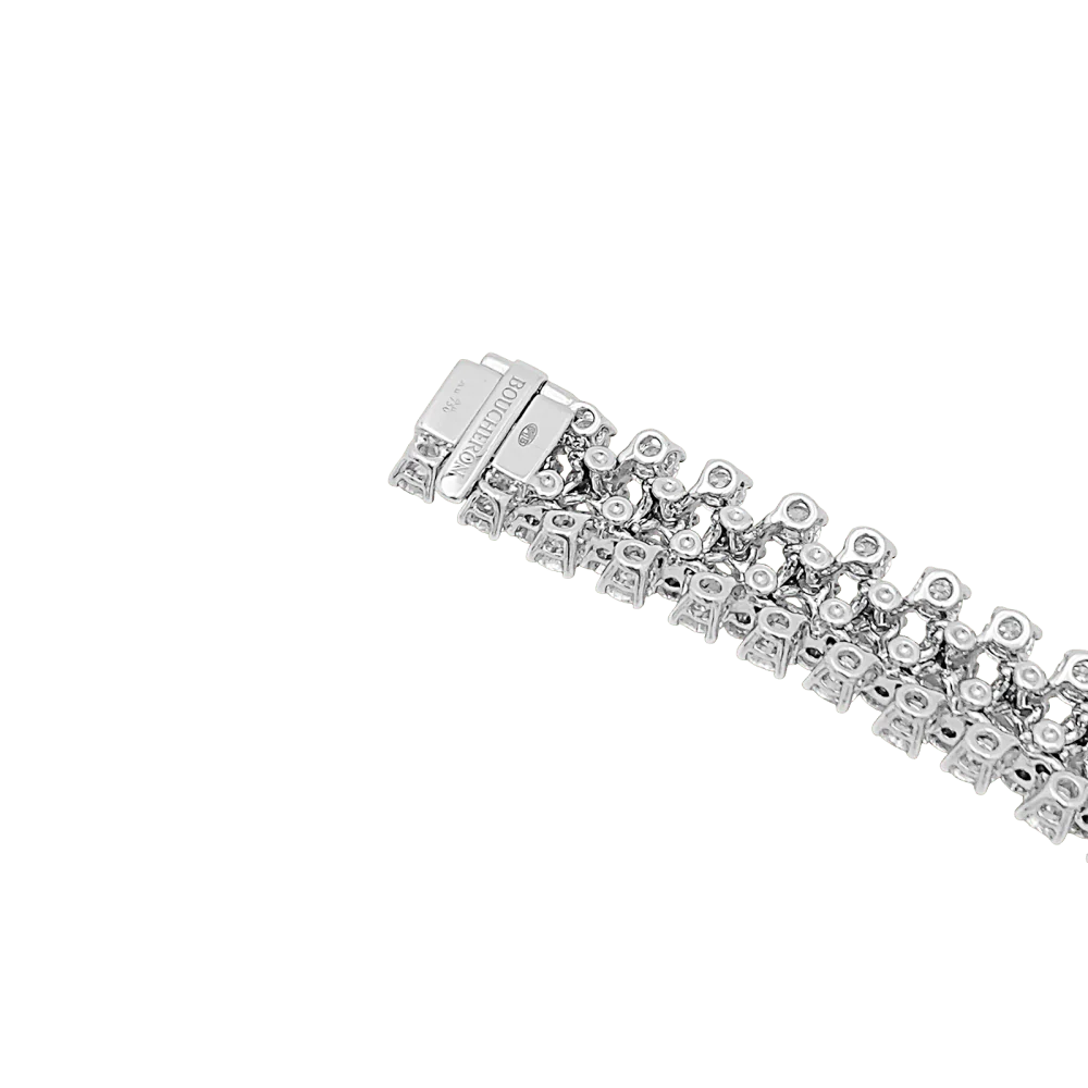 Bracelet Ligne BOUCHERON "Angélique" en or blanc et diamants - Image 6