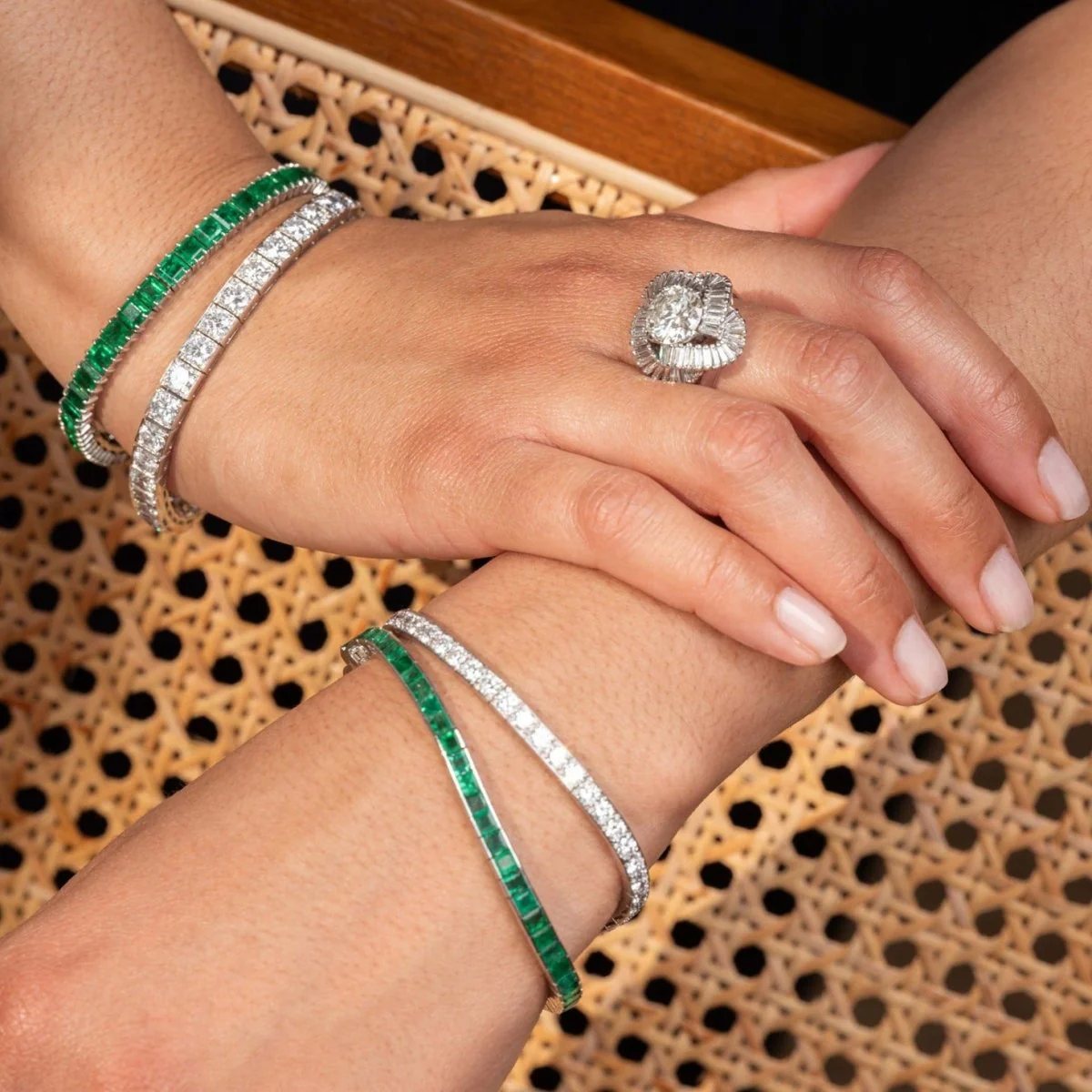 Bracelet Ligne BOUCHERON en platine et diamants - Image 2