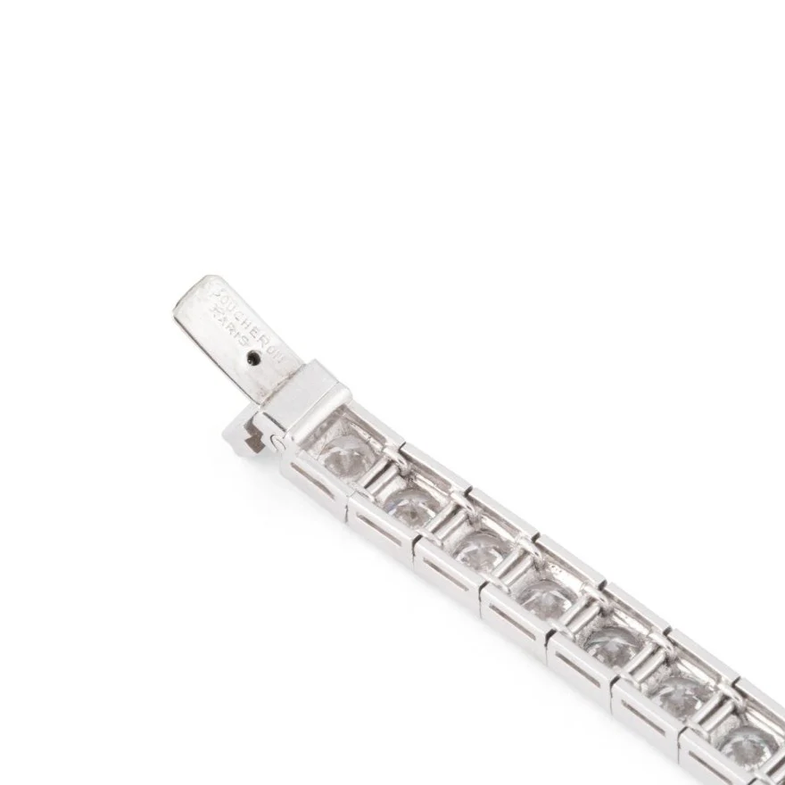 Bracelet Ligne BOUCHERON en platine et diamants - Image 6
