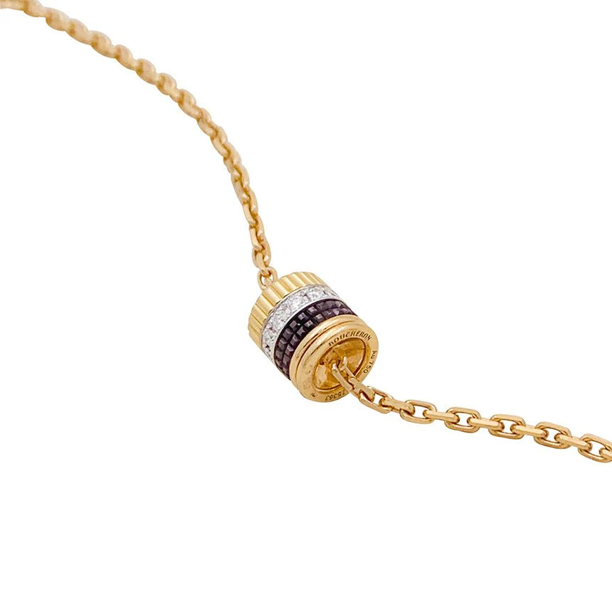Bracelet BOUCHERON "Quatre Classique" trois ors et diamants