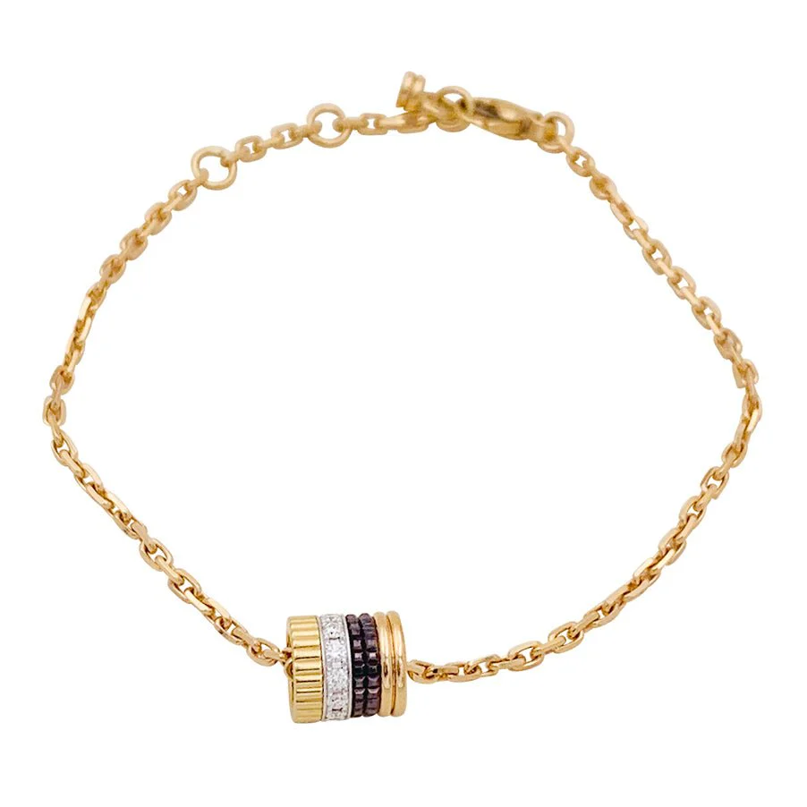 Bracelet BOUCHERON "Quatre Classique" trois ors et diamants - Image 3