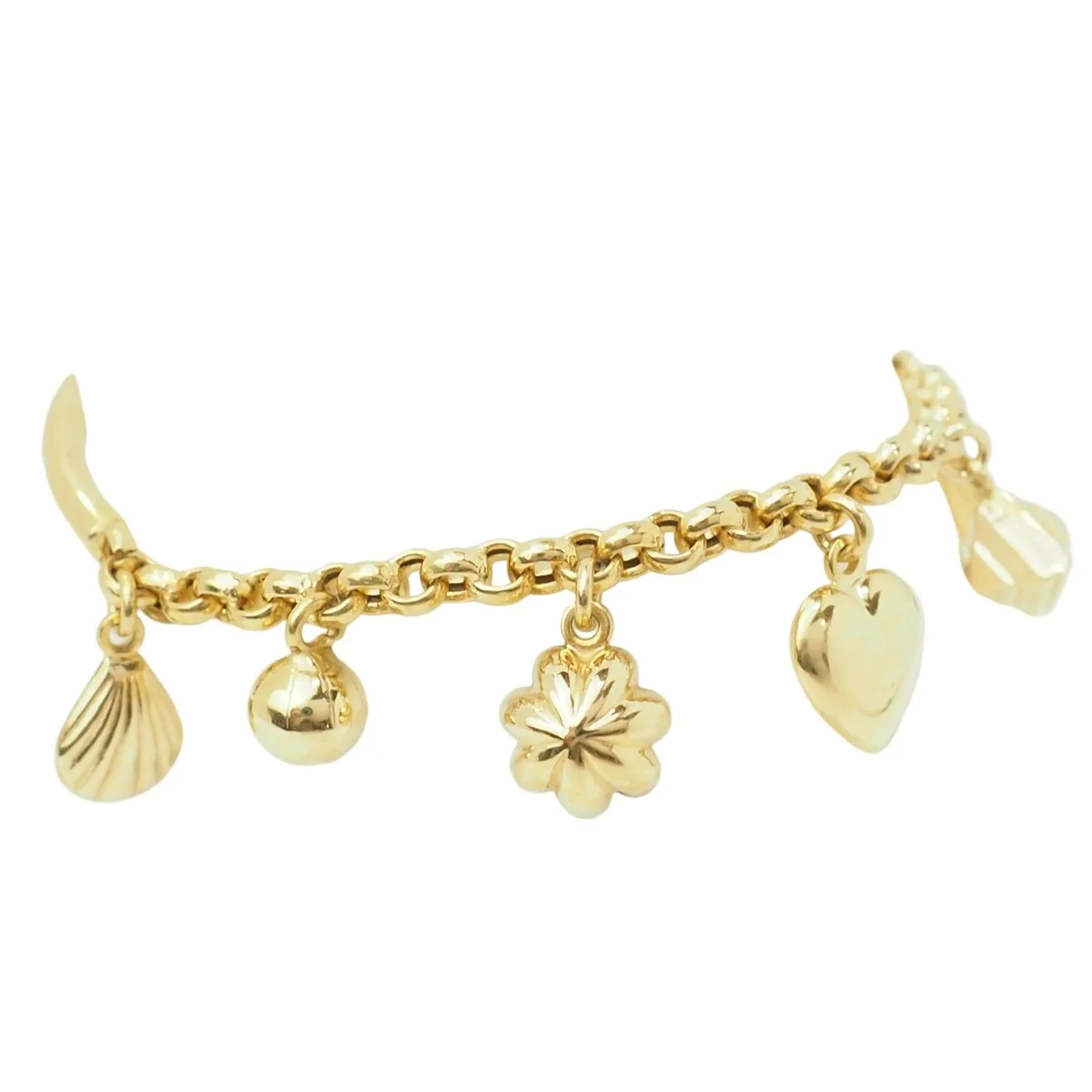 Bracelet Breloques en or jaune - Image 5