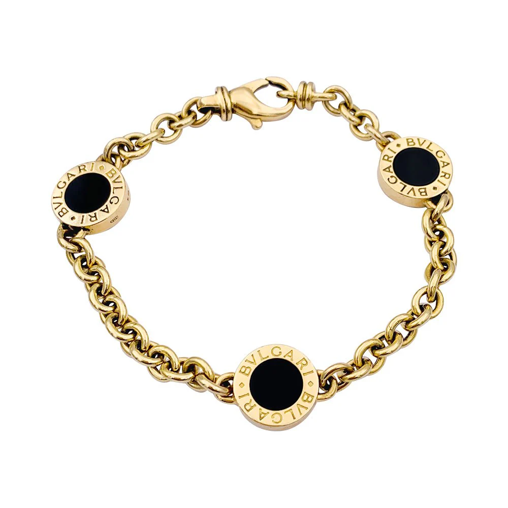 Bracelet BULGARI "Bulgari-Bulgari" en or jaune - Image 2