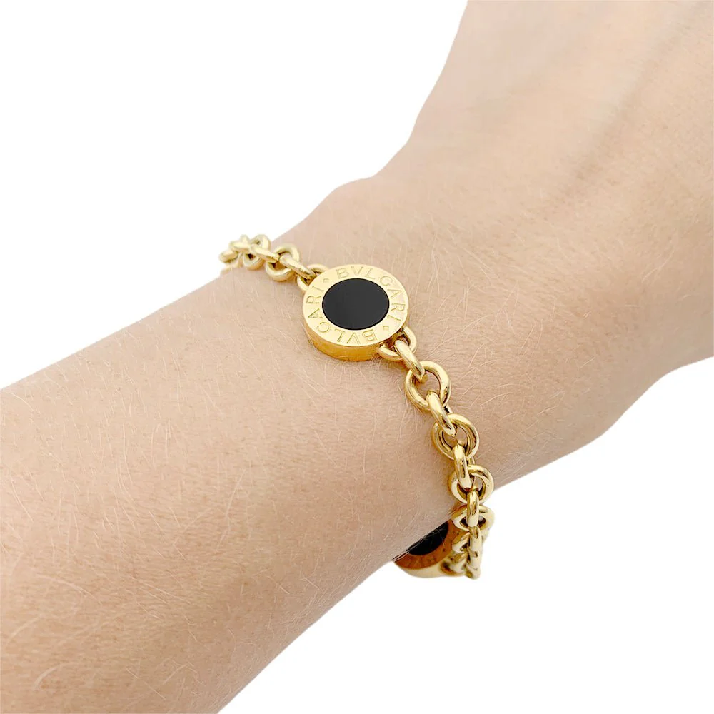 Bracelet BULGARI "Bulgari-Bulgari" en or jaune - Image 5
