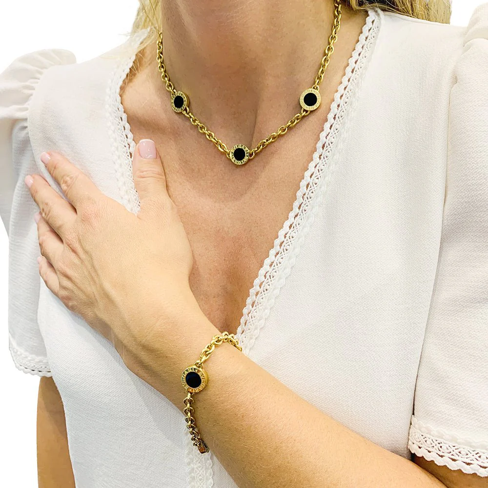 Bracelet BULGARI "Bulgari-Bulgari" en or jaune - Image 6