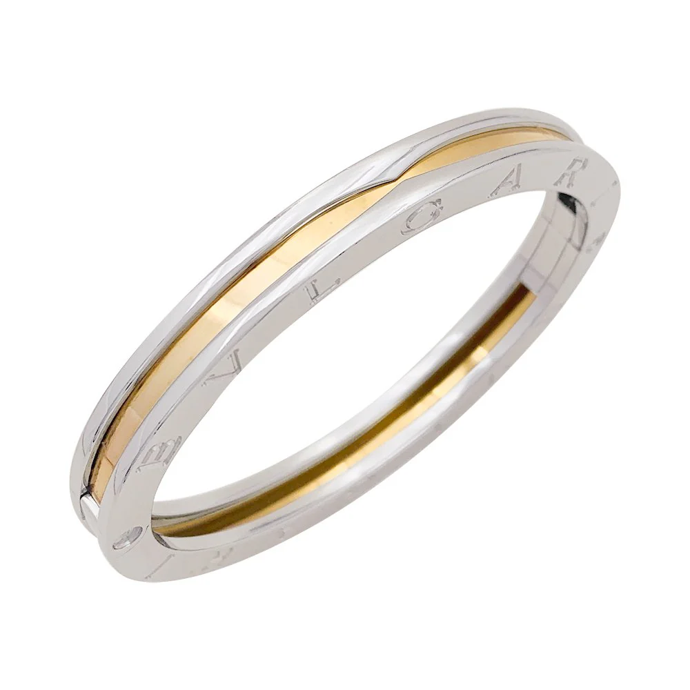 Bracelet Jonc BULGARI "B.zero1" en or jaune et acier - Image 5