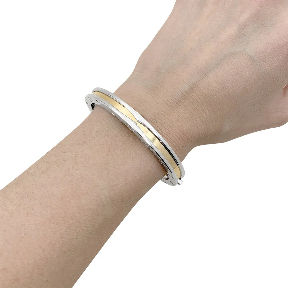 Bracelet Jonc BULGARI "B.zero1" en or jaune et acier - Image 6