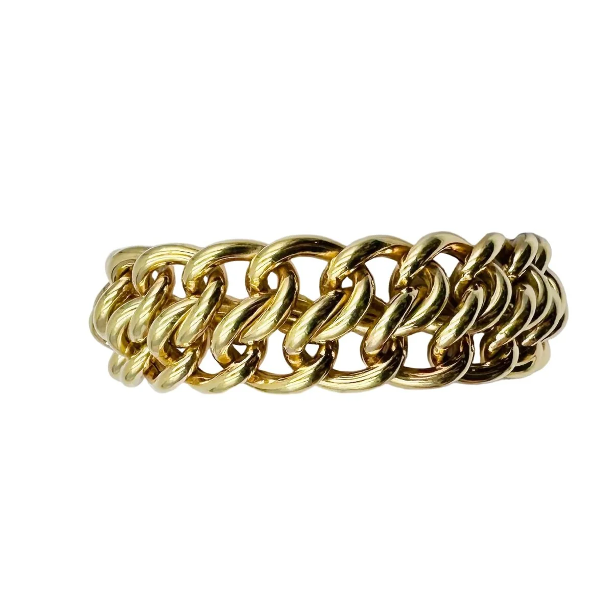 Bracelet Maille CAPLAIN SAINT ANDRE en or jaune