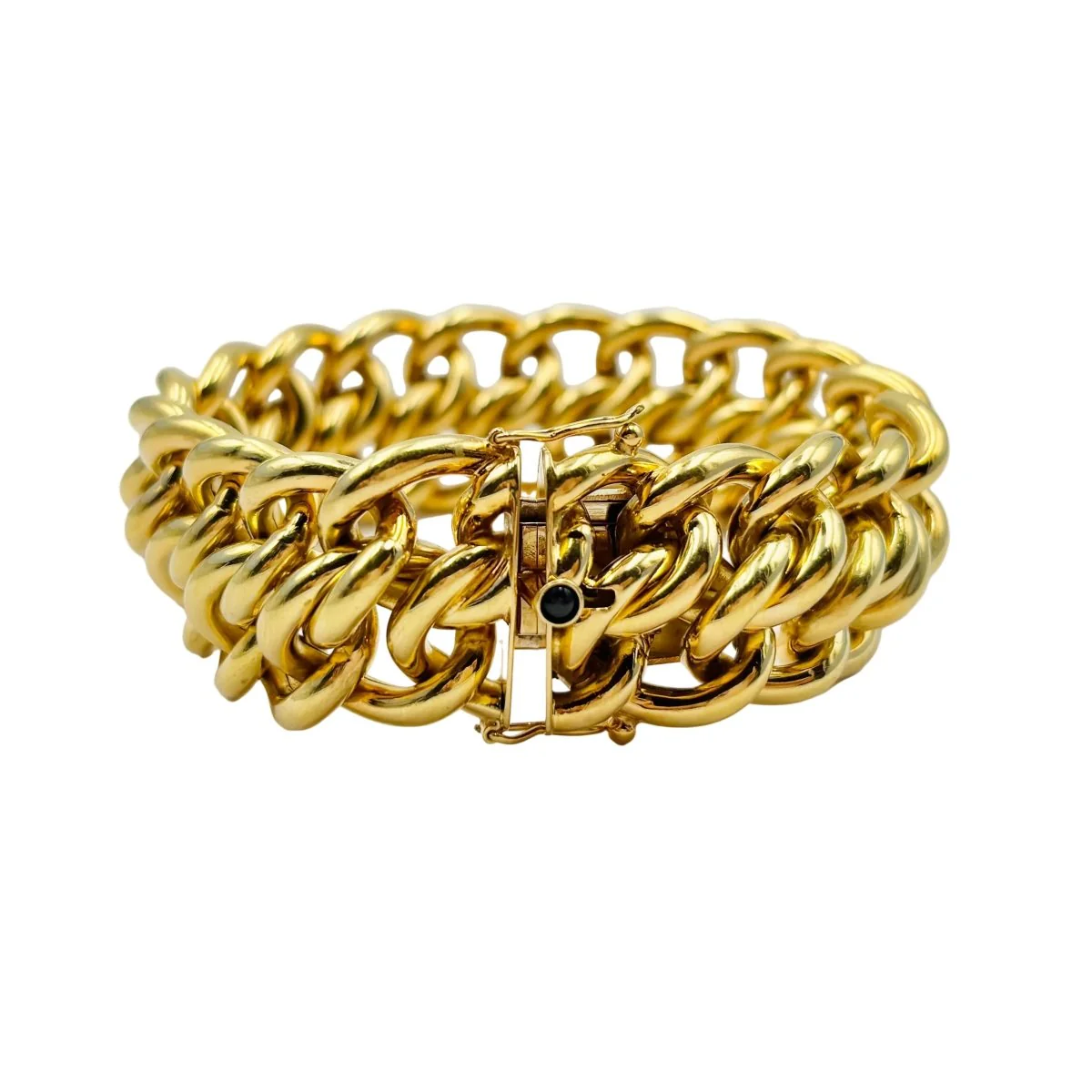 Bracelet Maille CAPLAIN SAINT ANDRE en or jaune - Image 5