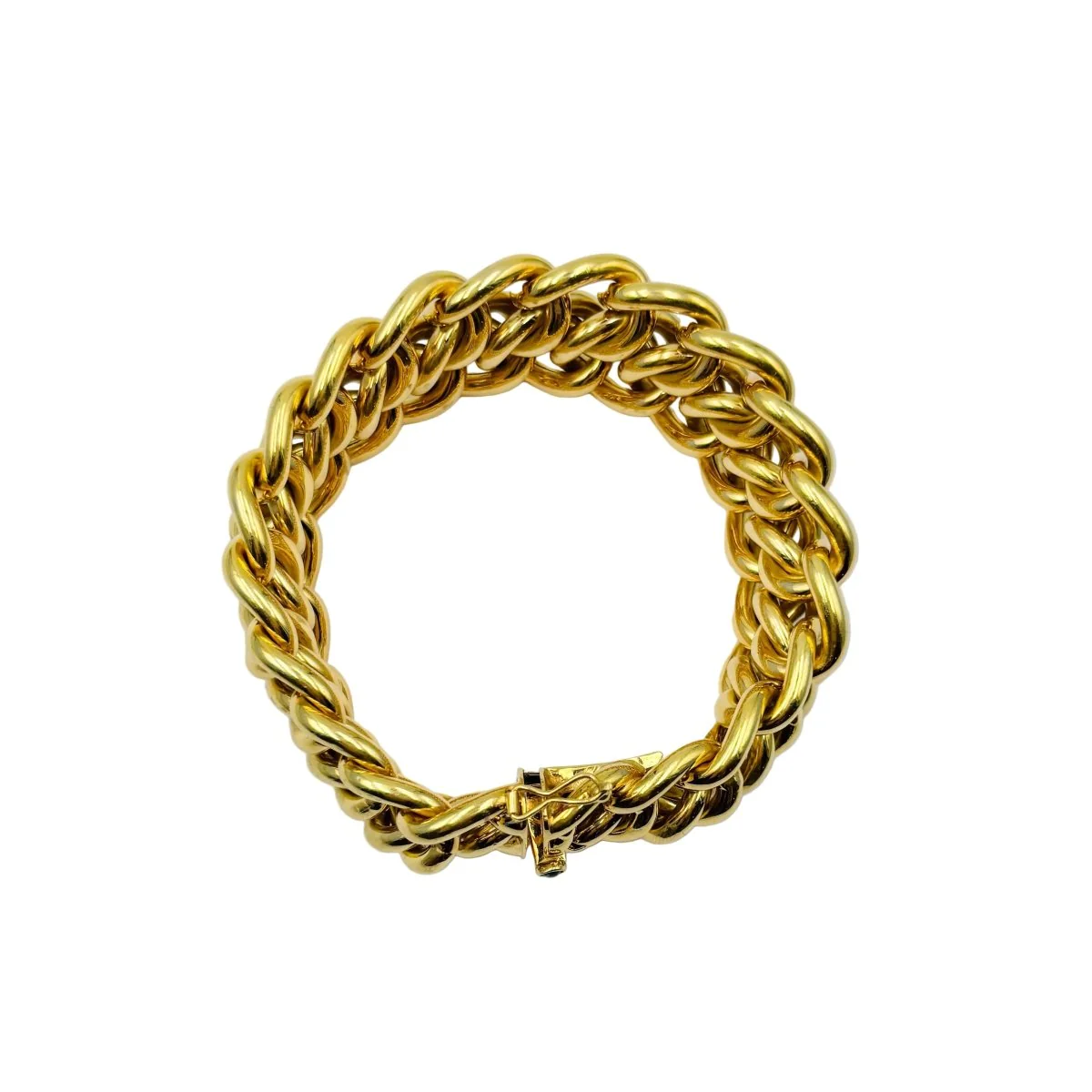 Bracelet Maille CAPLAIN SAINT ANDRE en or jaune - Image 6