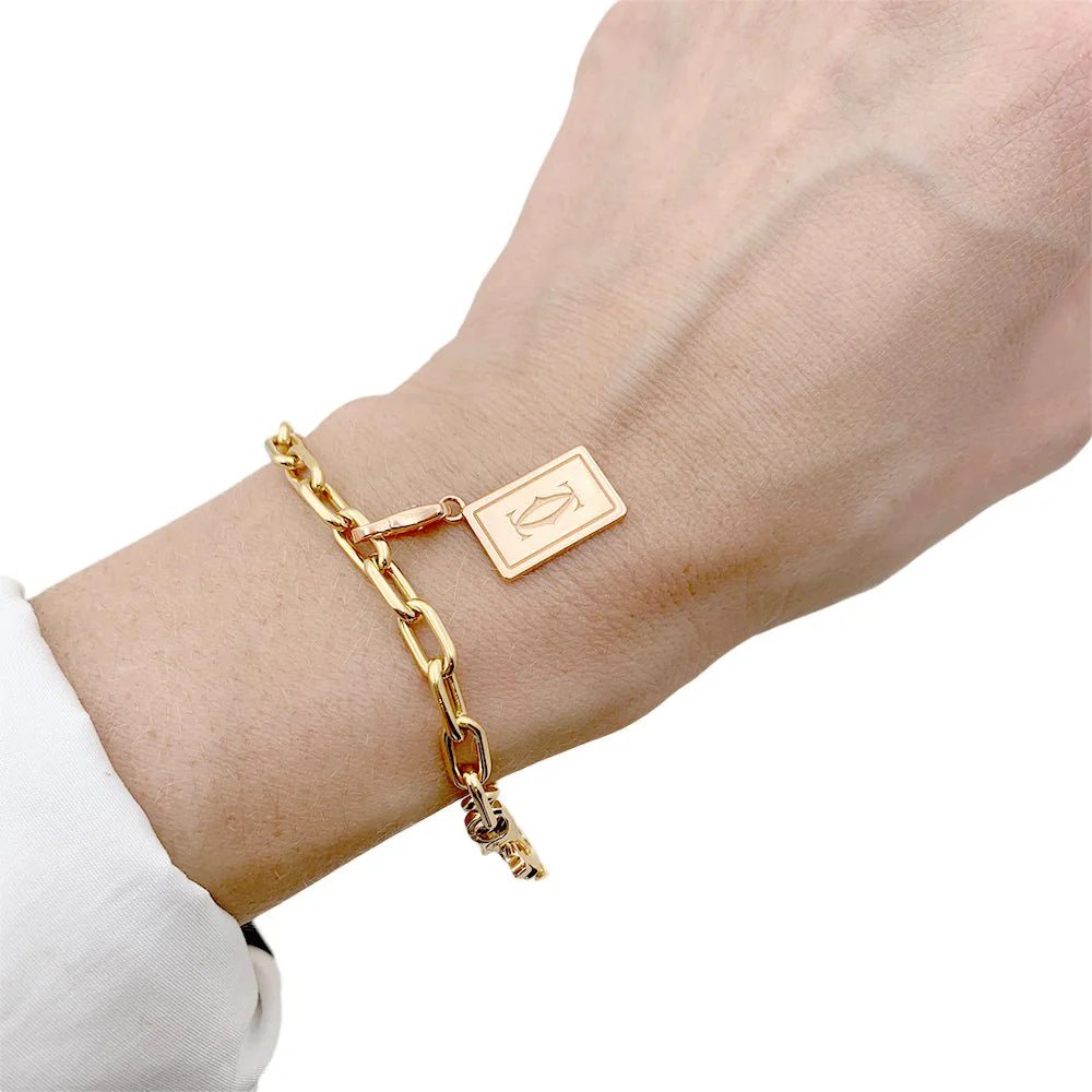 Bracelet Breloques CARTIER en or jaune - Image 8