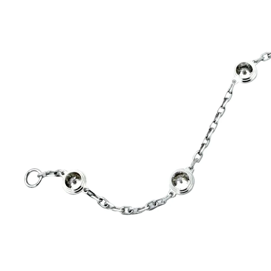 Bracelet CARTIER  "Diamants légers" en or blanc et diamants - Image 6