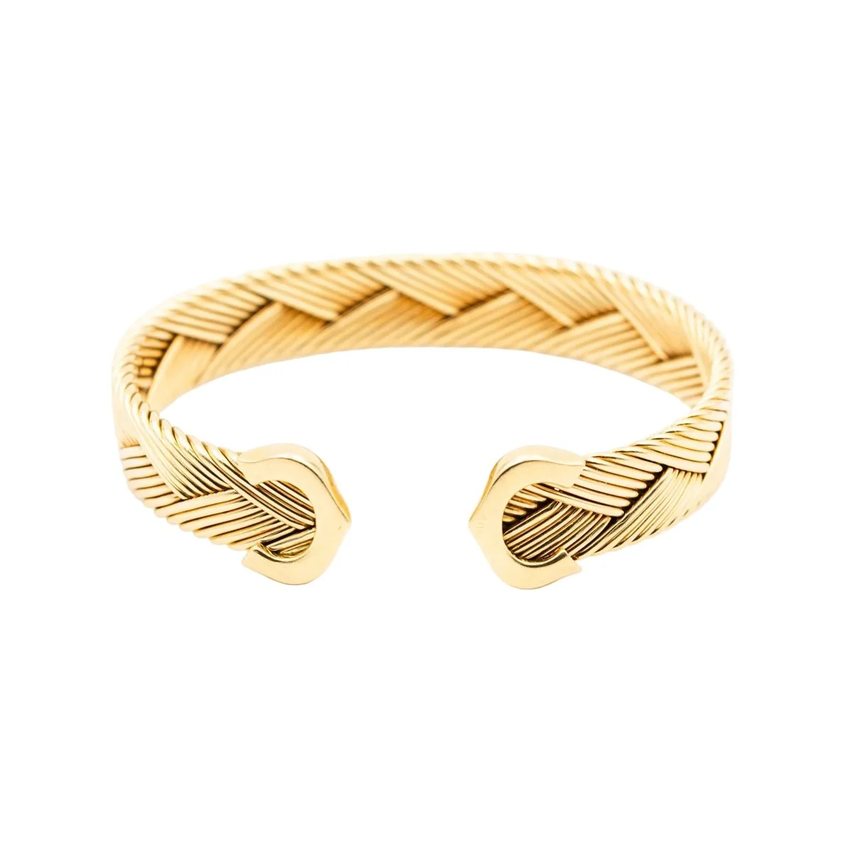 Bracelet Jonc CARTIER "Double C" en or jaune