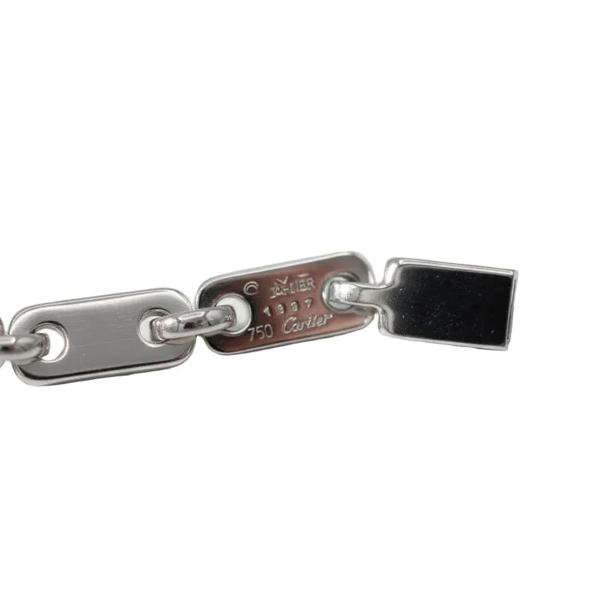 Bracelet Maille CARTIER "Fidelity" en or blanc - Image 6