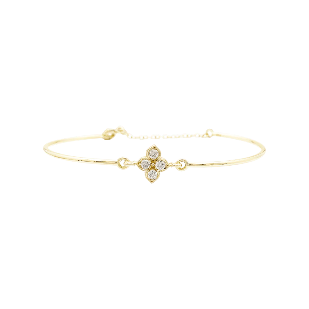 Bracelet CARTIER "Inde Mystérieuse" en or jaune et diamants