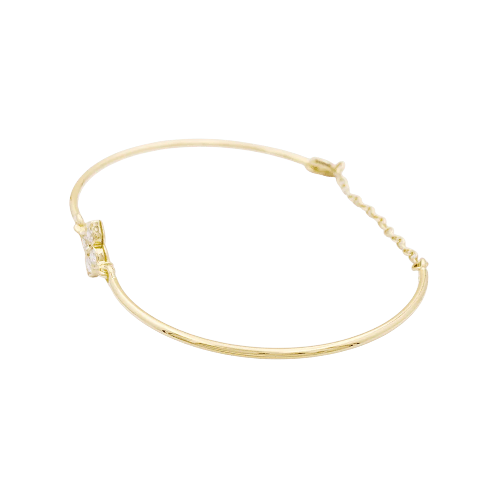 Bracelet CARTIER "Inde Mystérieuse" en or jaune et diamants - Image 3