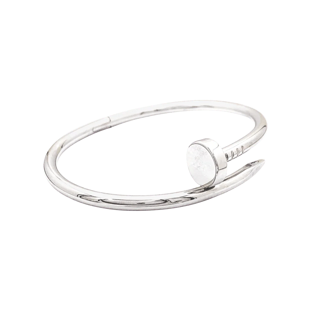 Bracelet Jonc CARTIER "Juste Un Clou" en or blanc - Image 5