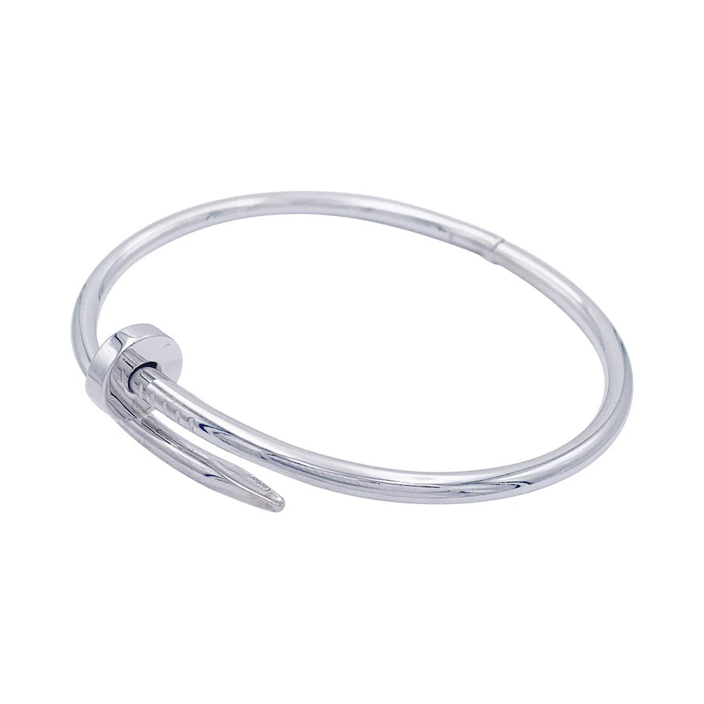 Bracelet Cartier, "Juste un clou", or blanc. - Image 2