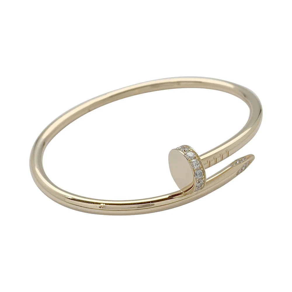 Bracelet Cartier, "Juste un clou", or jaune, diamants - Image 5
