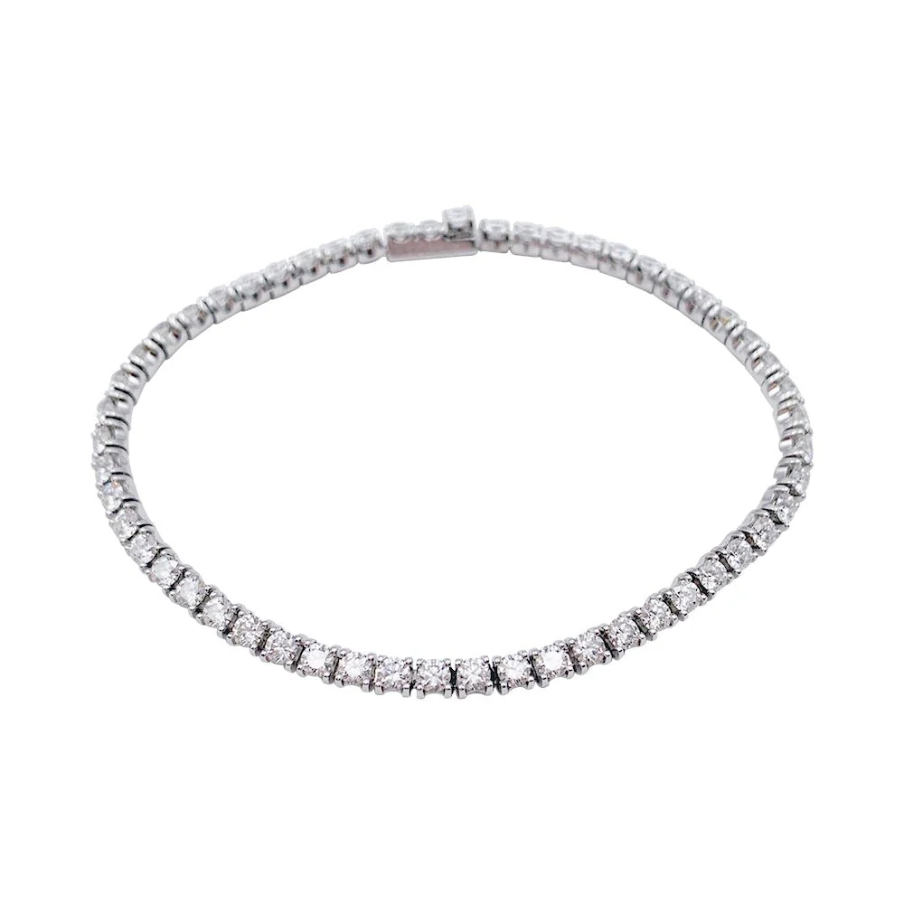 Bracelet CARTIER "Lignes Essentielles" en or blanc et diamants
