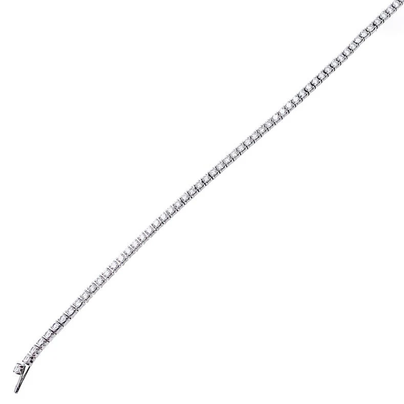Bracelet CARTIER "Lignes Essentielles" en or blanc et diamants - Image 4