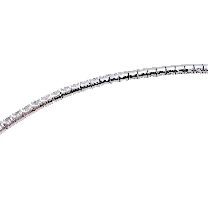 Bracelet CARTIER "Lignes Essentielles" en or blanc et diamants - Image 6