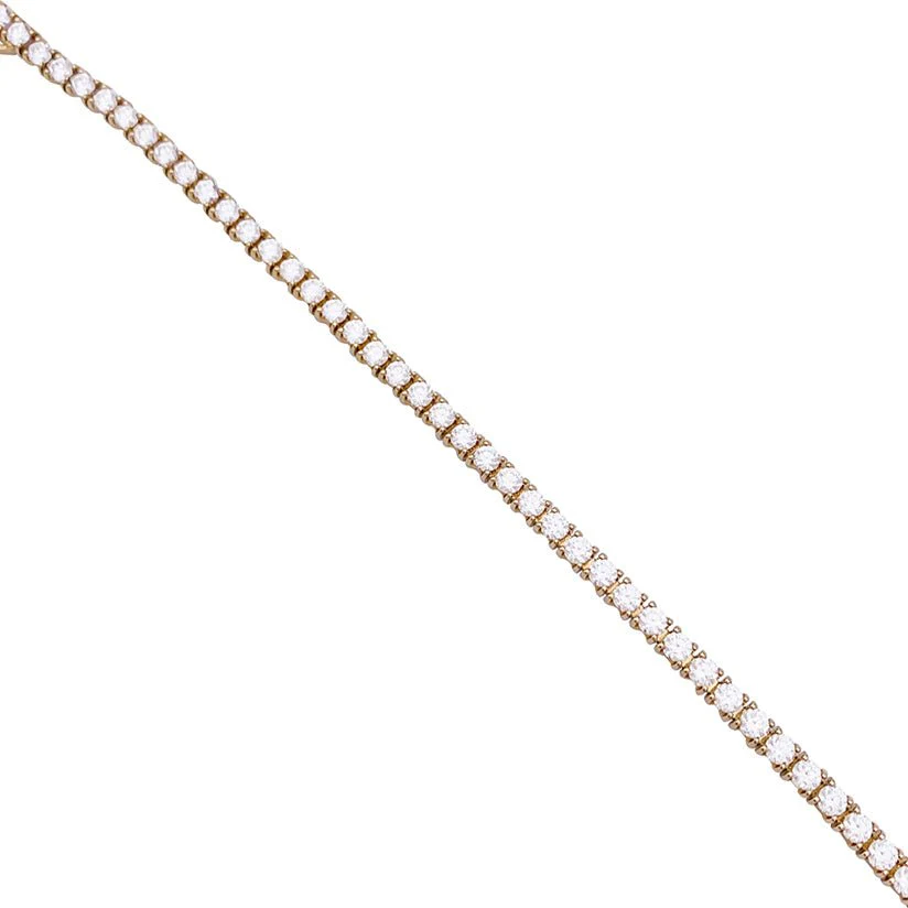 Bracelet CARTIER "Lignes Essentielles" en or rose et diamants. - Image 5