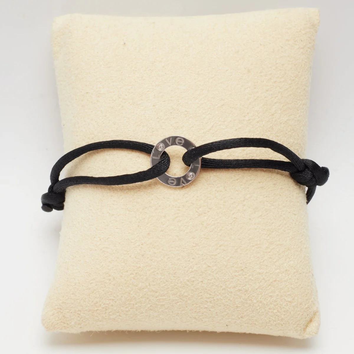 Bracelet Cartier Love Cord en or blanc et diamants - Image 5