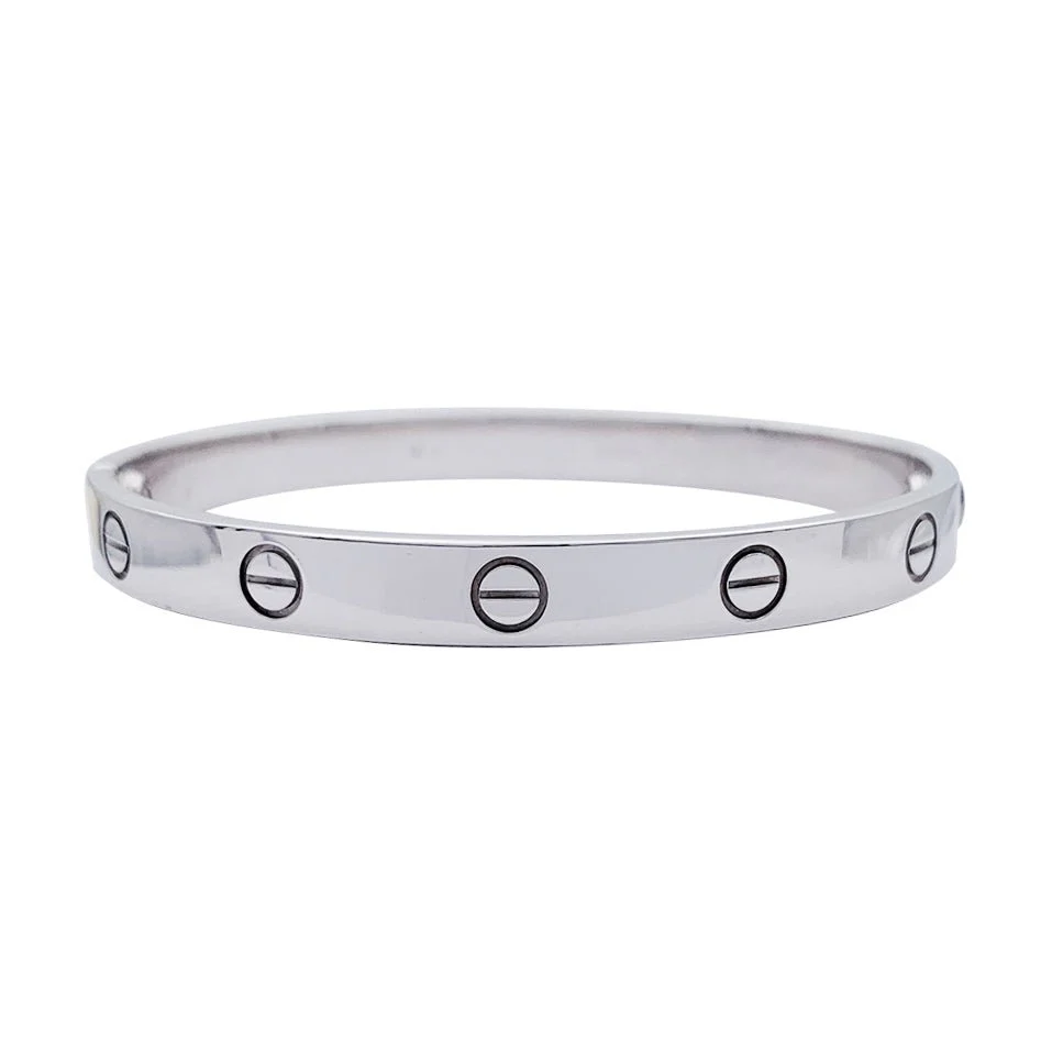 Bracelet CARTIER "Love" en or blanc.
