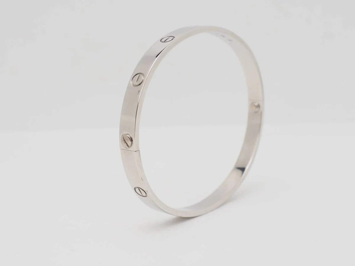 Bracelet Jonc CARTIER "Love" en or blanc - Image 7