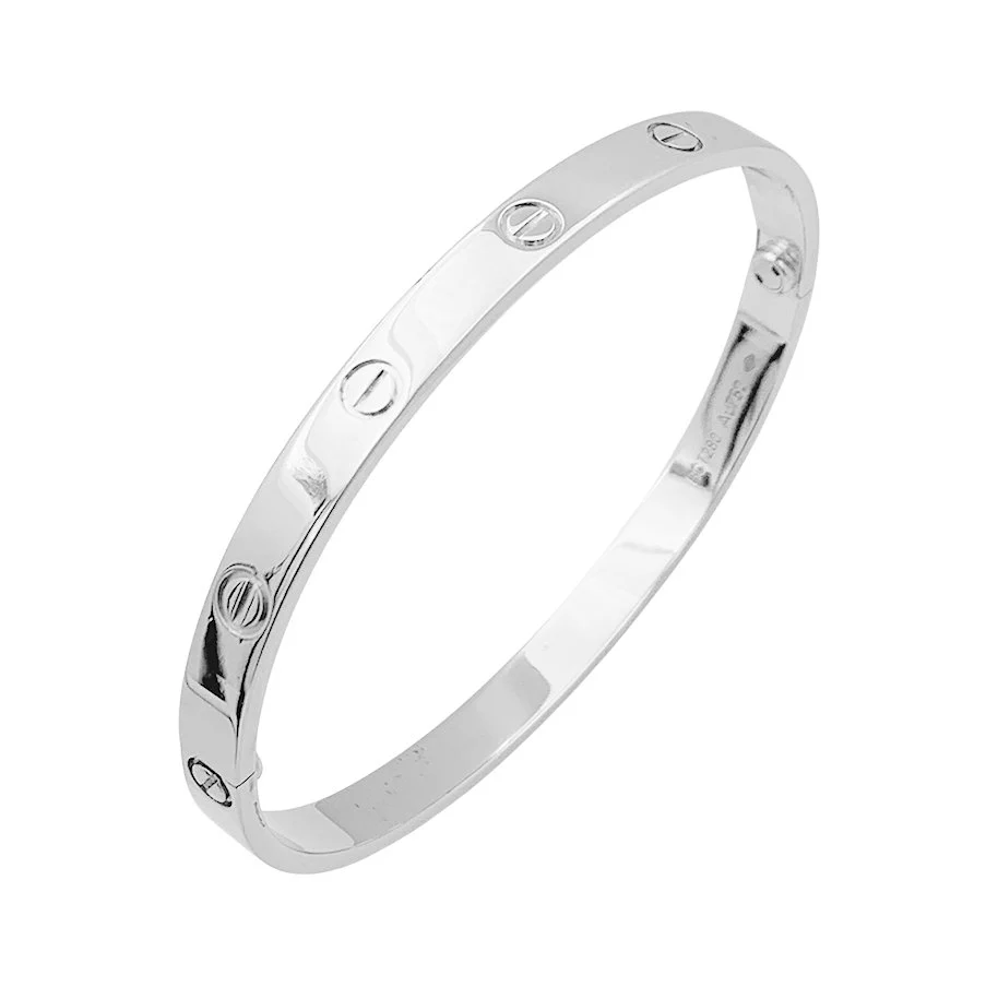 Bracelet Cartier "Love" or blanc. - Image 4