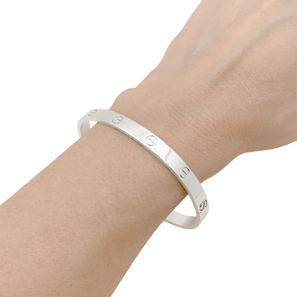 Bracelet CARTIER "Love" or blanc - Image 2